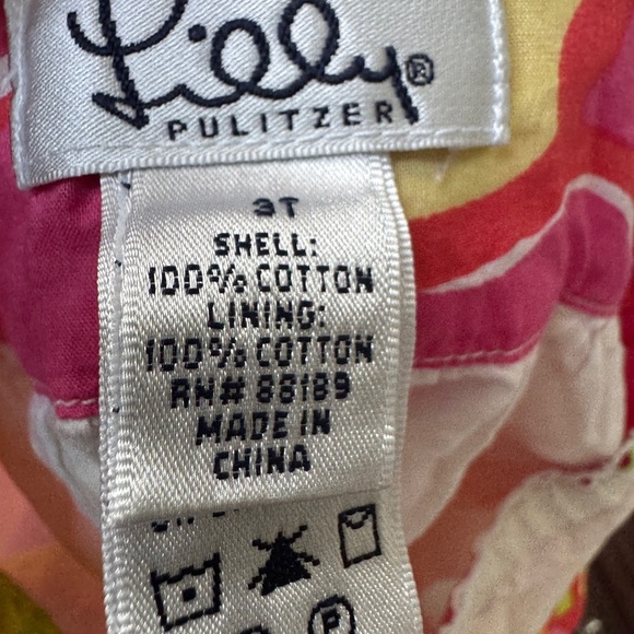 Lilly Pulitzer 3T Girls Multicolor Floral Ruffled Flowy Summer Skirt - Picture 5 of 5